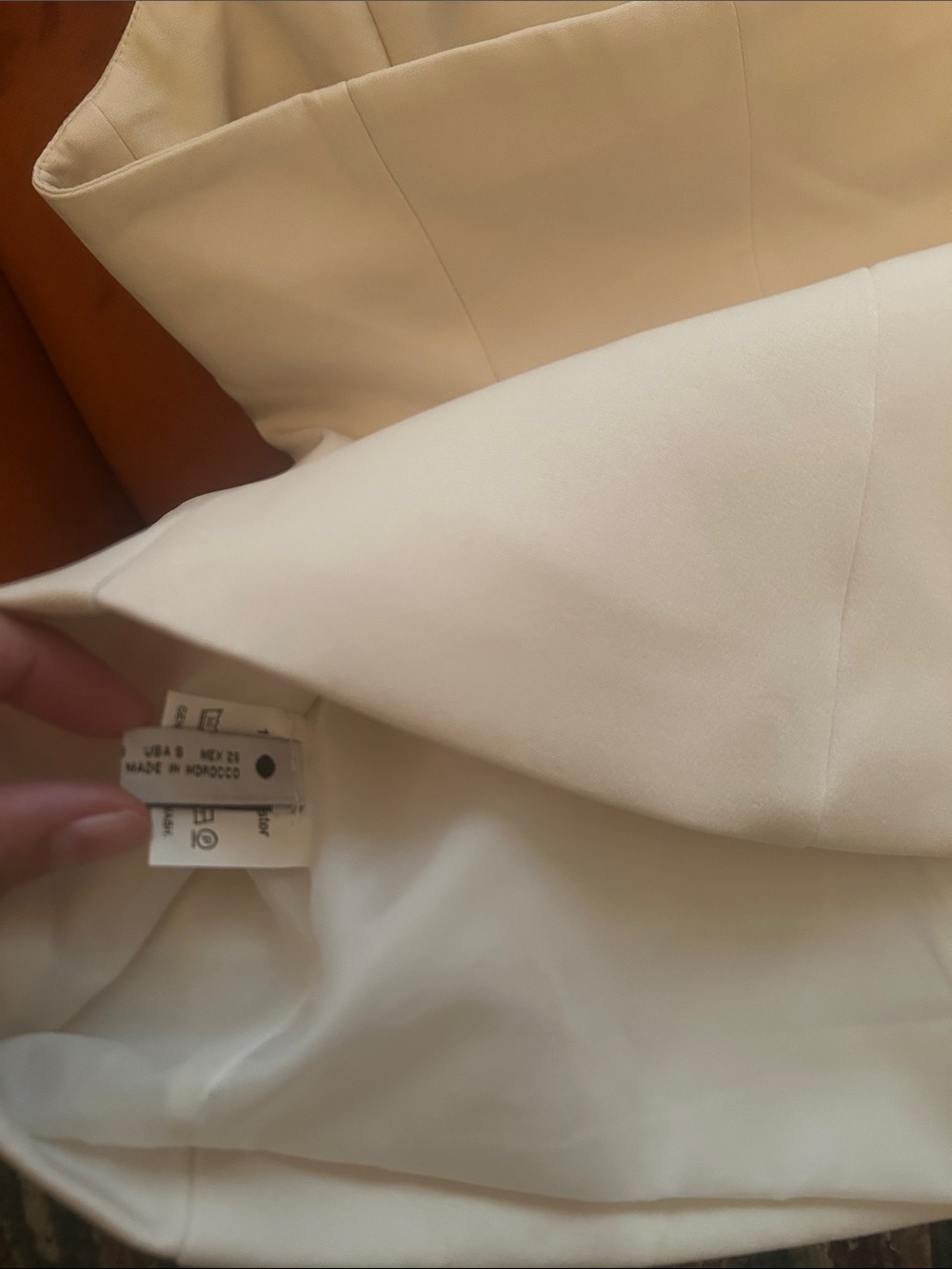 Zara Cream Strapless Buttoned Jumpsuit Set - Picture 7 of 14